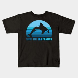 Save the Sea Pandas Kids T-Shirt